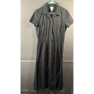 rabbit rabbit rabbit‎ women maxi dress 10 black neutral minimalist whimsigoth